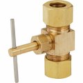 All-Source 3/8 In. Tube x 3/8 In. Tube Brass Straight Needle Valve 456090